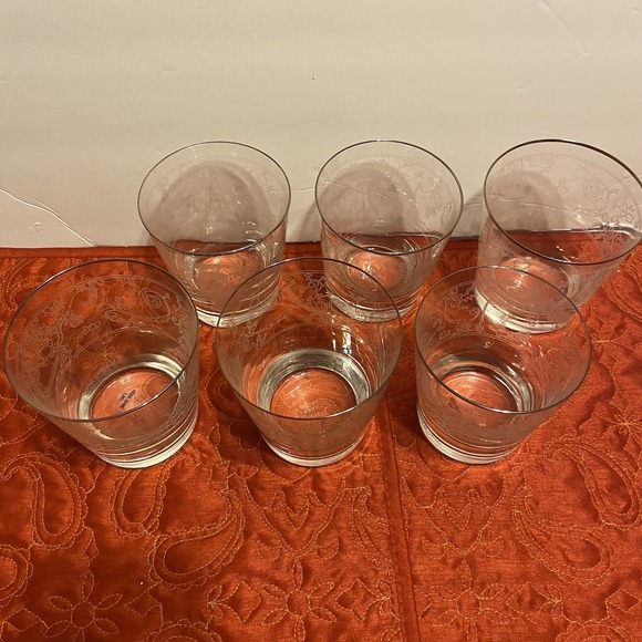 Set Of 4 Mikasa Tyler Florence Chef\'s White DOUBLE OLD FASHIONED Glasses Whiskey